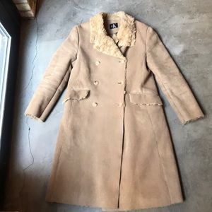 Calvin Klein Faux Shearling Coat